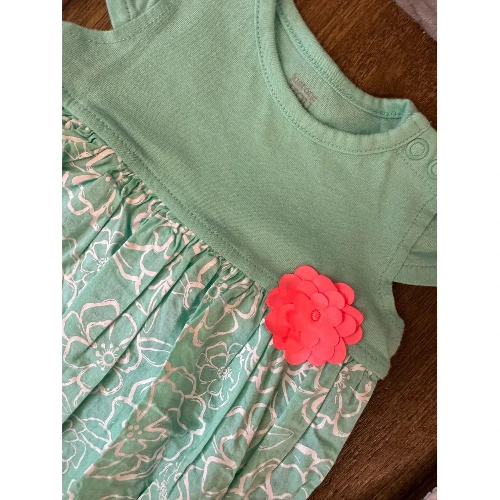 Carters Baby‎ Girl Clothes Lot 3 Months Rompers Outfits Summer Sand Castle